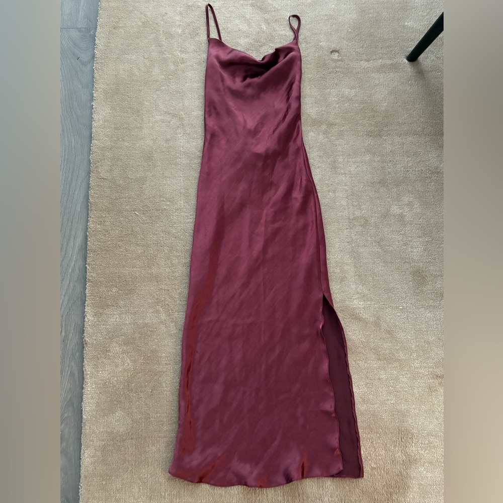 ASOS Burgundy Evening Gown